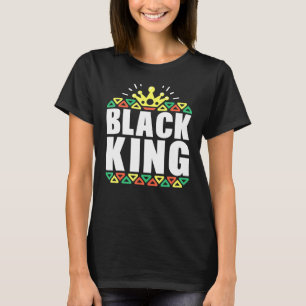 Camiseta Historia negra para hombres niños Rey negro africa