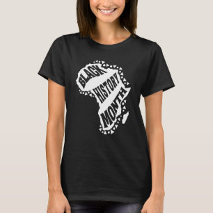 Camiseta Historia negra para la historia negra afroamerican