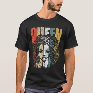 Camiseta Historia negra para las mujeres - Educado Fuerte Q