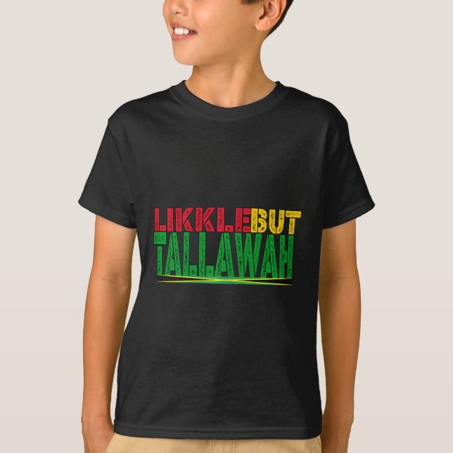 Camiseta Historia negra Patois jamaiquino similar a Tallawa (Anverso)