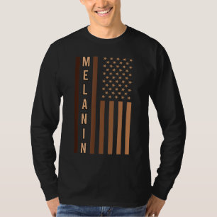 Camiseta Historia negra patriotica afroamericana