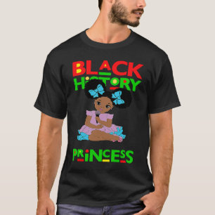 Camiseta Historia negra princesa chica negro mágica piel ma