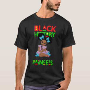 Camiseta Historia negra princesa chica negro mágica piel ma