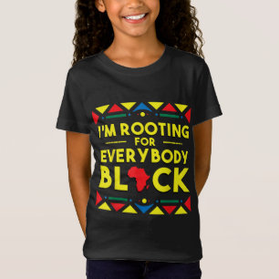Camiseta Historia negra que estoy alentando a todos los neg