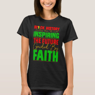 Camiseta Historia Negra Que Inspiró El Futuro Guiado Por La
