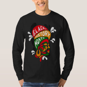 Camiseta HISTORIA NEGRA REINA Melanin African American Hist