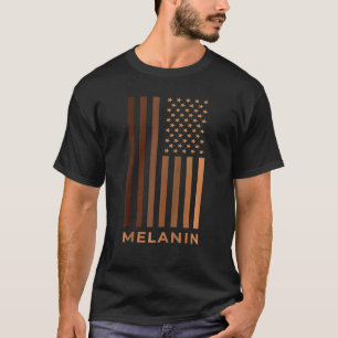 Camiseta Historia negra Reina negra norteamericana Melanin