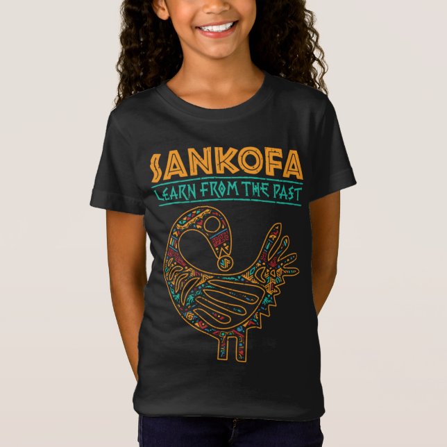 Camiseta Historia negra Sankofa Ave africana 19 de junio (Anverso)