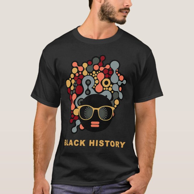 Camiseta Historia negra: SOUL profesor afroamericano de raz (Anverso)