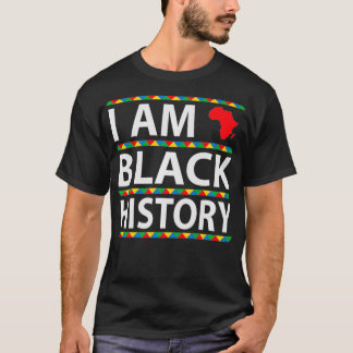 Camiseta Historia negra soy historia negra premium