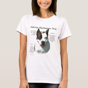 Camiseta Historia Terrier de American Staffordshire,