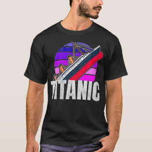 Camiseta Historia Titanic de mujeres Vintage Cruise Ship VN