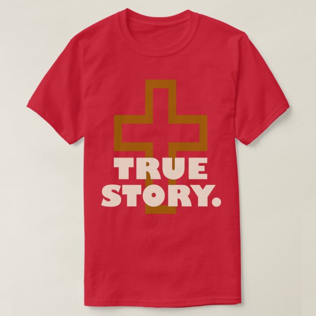 Camiseta Historia verdadera de la Biblia (Diseño del anverso)