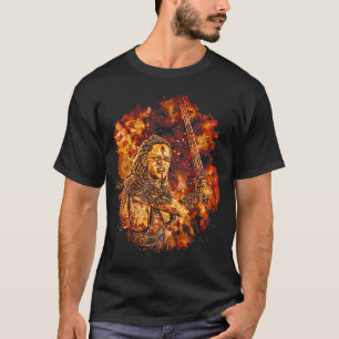 Camiseta Historia vikinga Cultura Mitología nórdica Guerrer