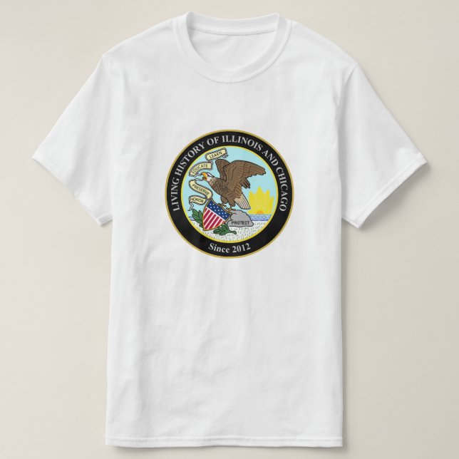 Camiseta Historia viva de Illinois y la comunidad de Chicag (Diseño del anverso)