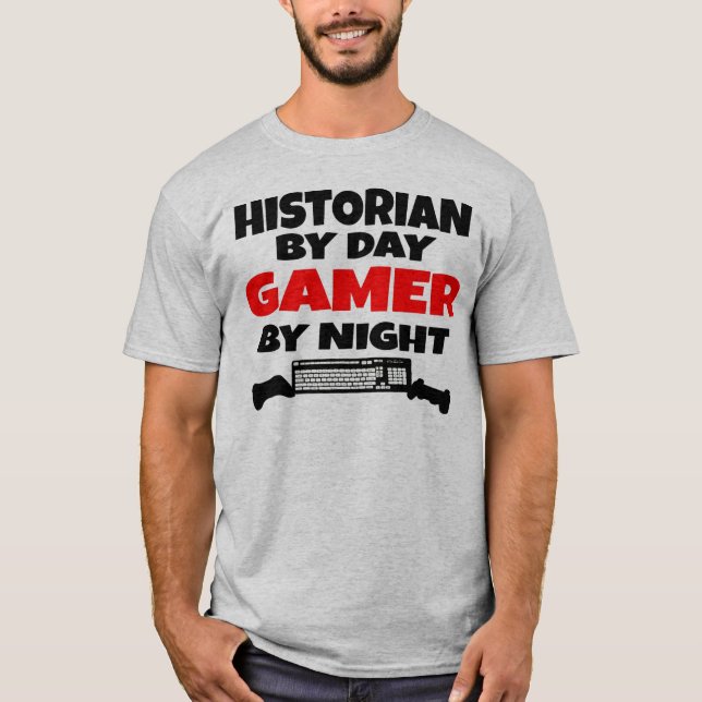 Camiseta Historiador Gamer (Anverso)