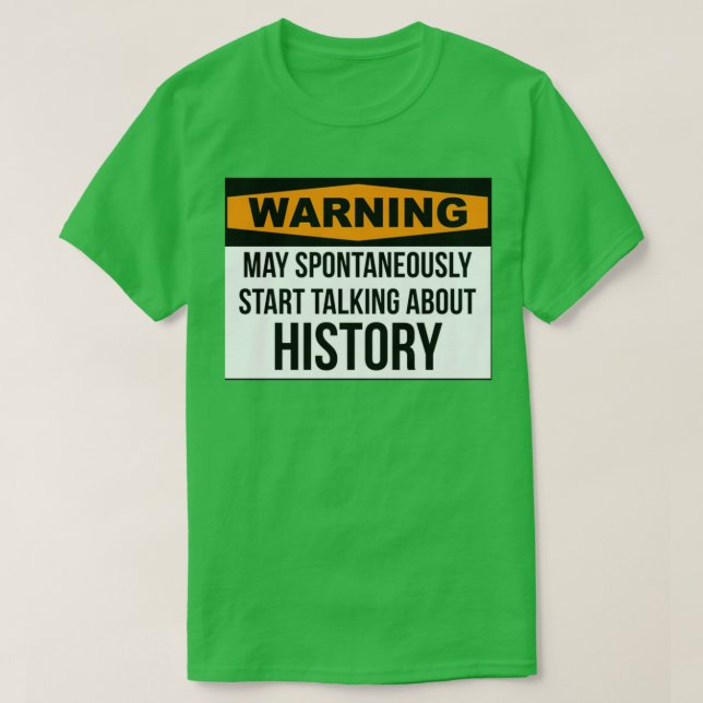 Camiseta Historial (Diseño del anverso)