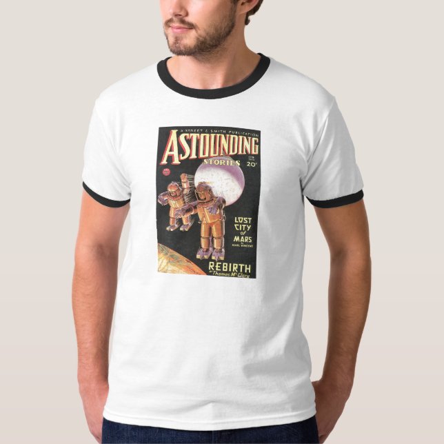 Camiseta Historias asombrosas cómicas 1934 de Sci Fi del (Anverso)