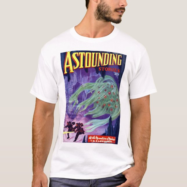 Camiseta Historias asombrosas - febrero de 1936 arte del (Anverso)