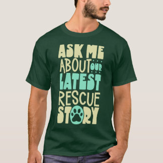 Camiseta Historias de rescate animal Protección animal