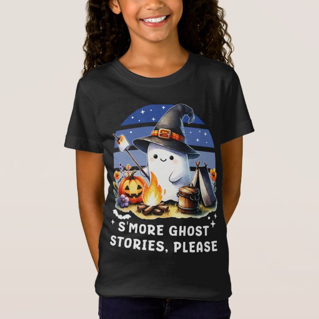 Camiseta Historias fantasma más, por favor, divertidos camp (Anverso)