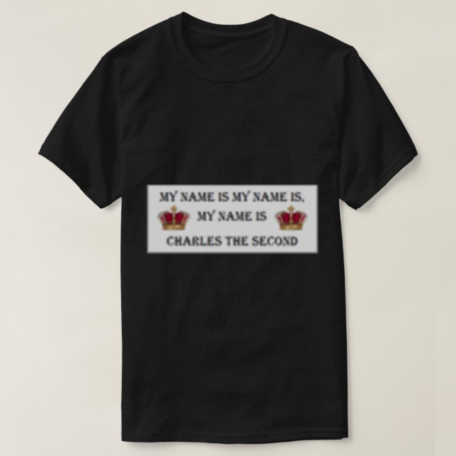 Camiseta Historias Horribles Carlos II (Diseño del anverso)