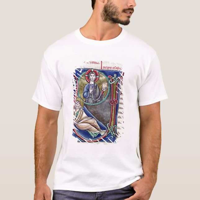 Camiseta Historiated rubrica "V" o 'U (Anverso)