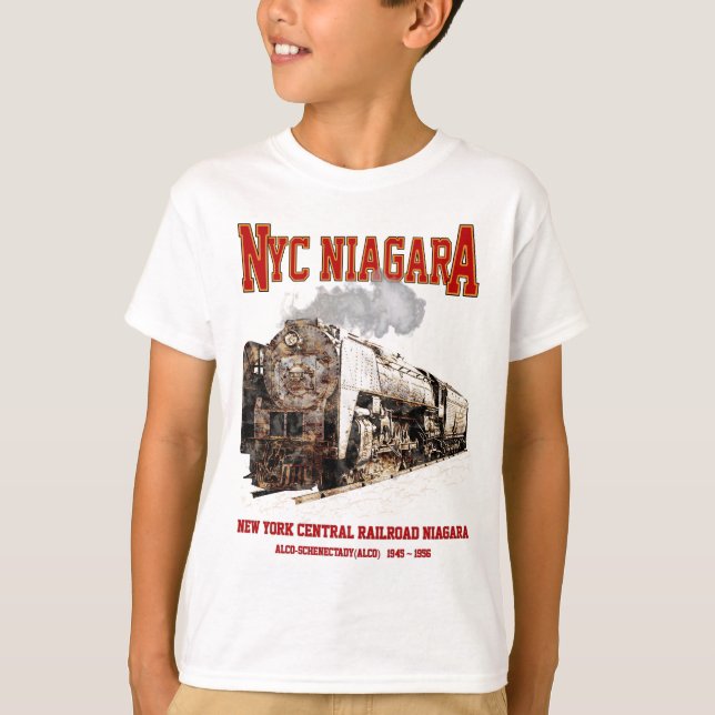 Camiseta Historic NYC Niagara Train Steam Locomotive (Anverso)