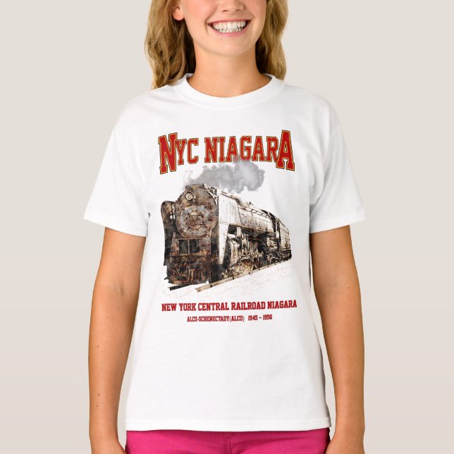 Camiseta Historic NYC Niagara Train Steam Locomotive (Anverso)