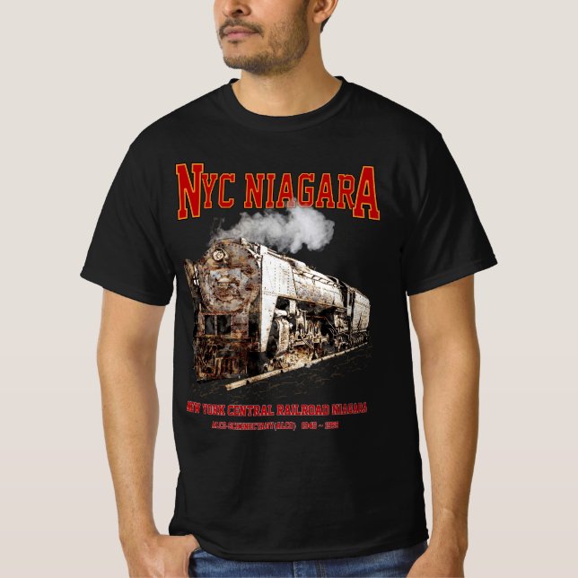 Camiseta Historic NYC Niagara Train Steam Locomotive (Anverso)