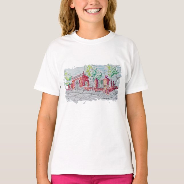 Camiseta Historic Red Brick Entrance (Anverso)