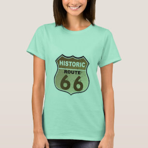 Camiseta Historic Route 66  Highway Sign