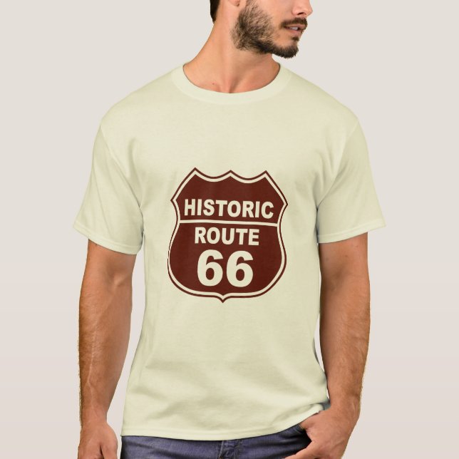 Camiseta histórica de la ruta 66 (Anverso)