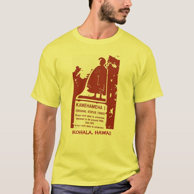Camiseta histórica del Rótulo de Kamehameha (Anverso)