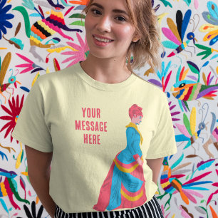 Camiseta Histórica mujer de arte pop en Personalizado de ro