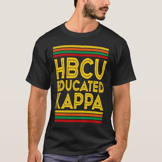 Camiseta Historical Black College Alumni  HBCU Educated KAP (Anverso)