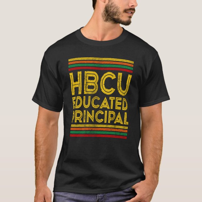 Camiseta Historical Black College Alumni HBCU Educated Prin (Anverso)