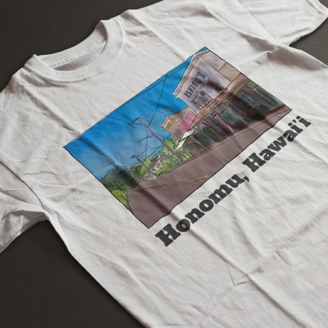 Camiseta Historical Hawaii Plantation Town Honomu Nostalgic (Subido por el creador)