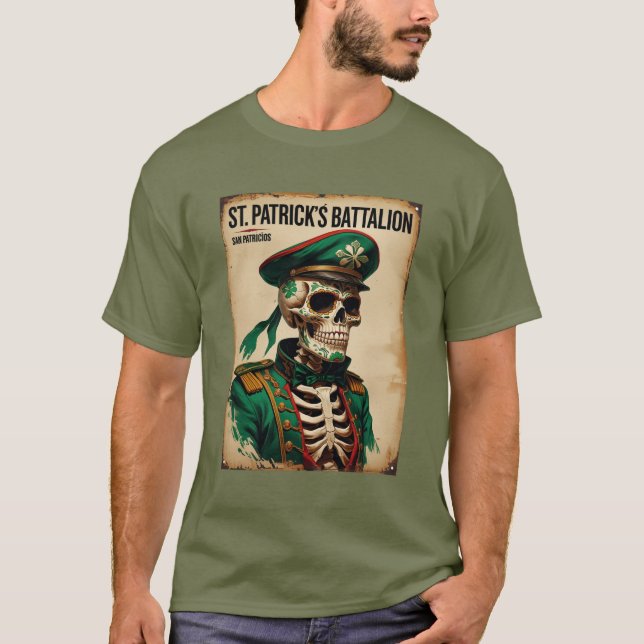 Camiseta Historical Saint Patricks Battalion Military  (Anverso)