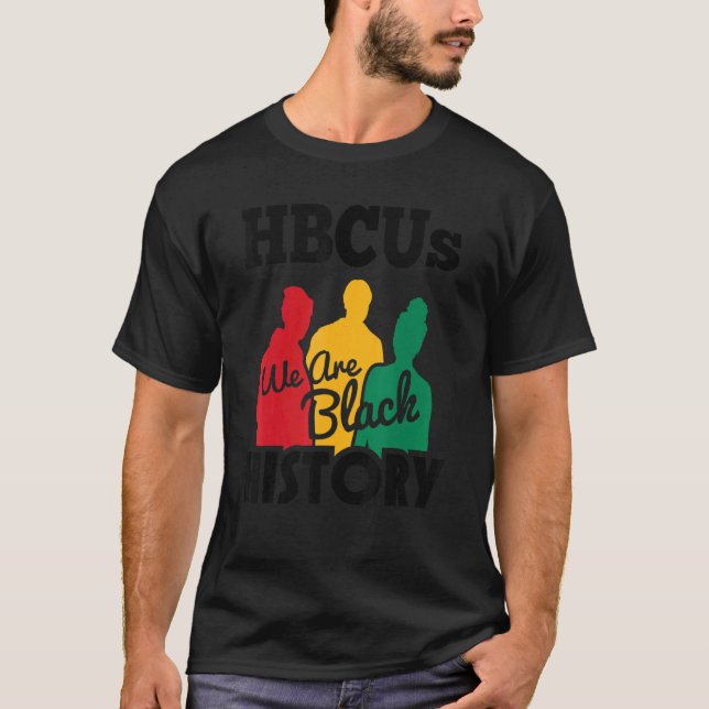 Camiseta Históricamente Black College University Hbcu Black (Anverso)