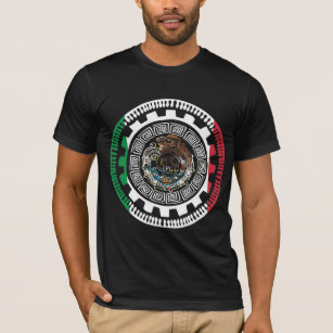 Camiseta Histórico calendario maya mexicano azteca