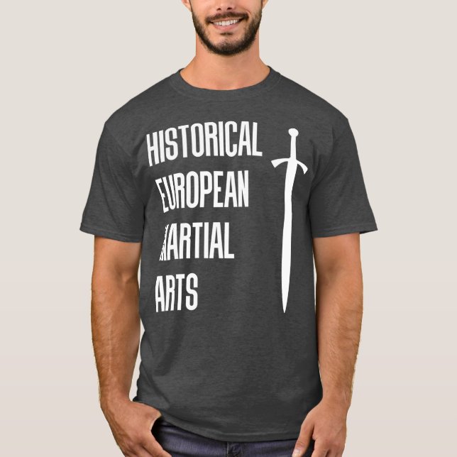 Camiseta Histórico combate de espada en artes marciales eur (Anverso)
