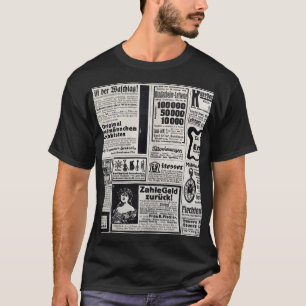 Camiseta Histórico Kiev: Ilustracion de periódico de 1917