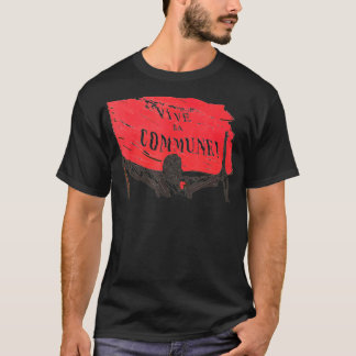 Camiseta Histórico municipio de Vive La Commune de París