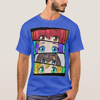 Camiseta Historieta de Anime Manga Nerd Japón Cosplay Kawai