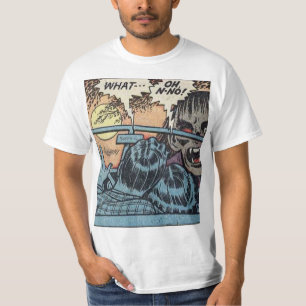Camiseta Historieta de horror clásico de época