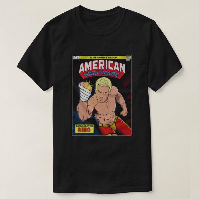 Camiseta Historieta de la Pesadilla Americana (Diseño del anverso)