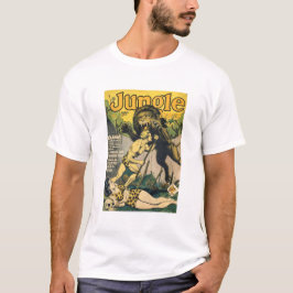 Camiseta Historieta de león vintage