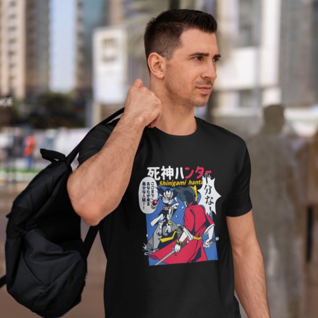 Camiseta Historieta de monstruo japonés (Subido por el creador)