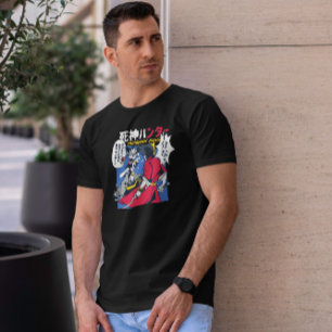 Camiseta Historieta de monstruo japonés